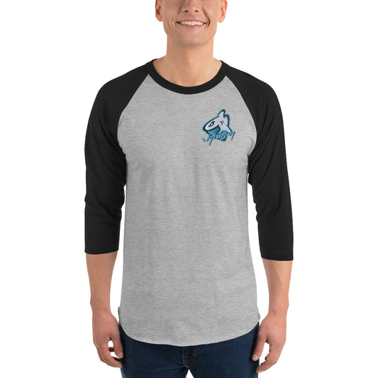 WB Logo 3/4 sleeve raglan shirt